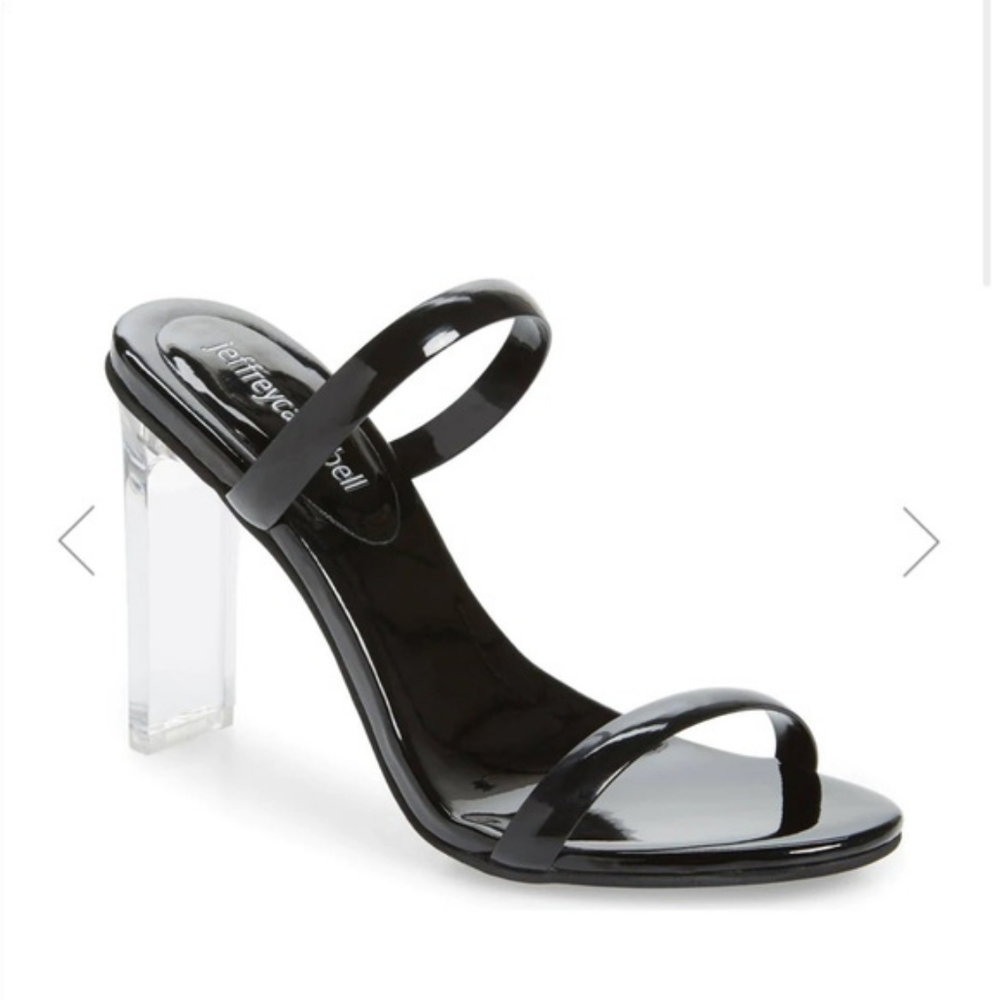 Jeffrey Campbell Heels Black Shiny Y2K